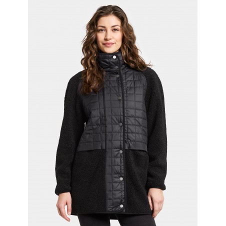 Hazel Pile jakke i Black