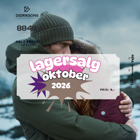 kl 18:00 Lagersalg Fredag den 2 okt