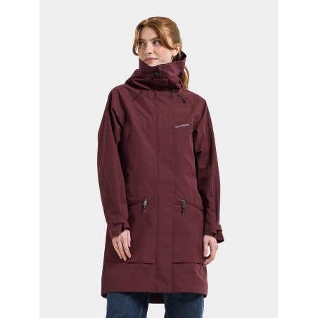 Ilma Regn Parka i Old rust