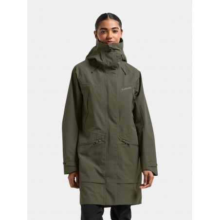 Ilma Regn Parka i Deep Green