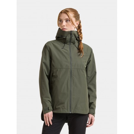 Tilde regn Jakke i Deep Green