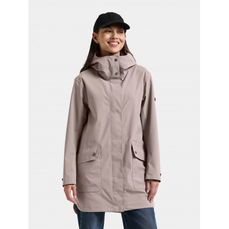 GWEN PARKA i Ash Brown