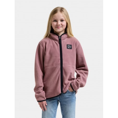RUBI FULL ZIP Fleece i Dusel Pink